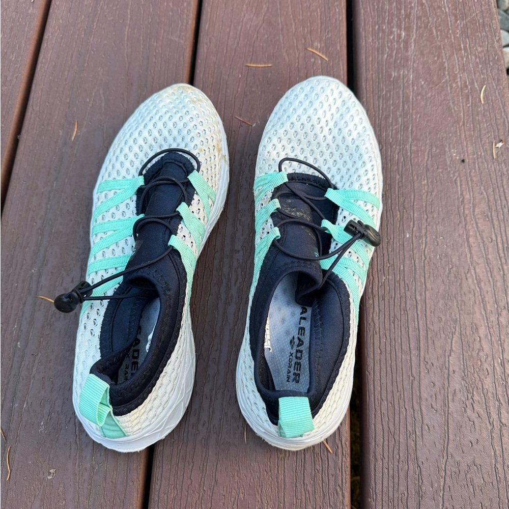 White and Mint Athletic Shoes water shoes excellent conditions great size 9 wome